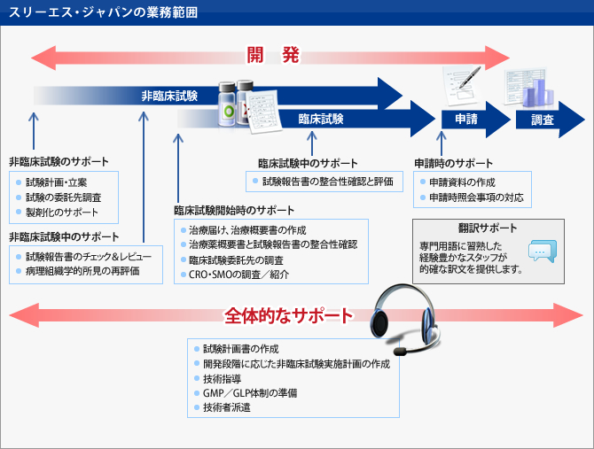 スリーエス・ジャパンの業務範囲